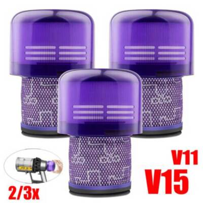 2/3X Premium HEPA-Filter Ersatz Für Dyson V11 V15 Absolute Animal SV14 970013-02
