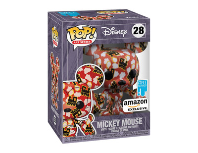 Funko POP! Artist - Mickey Mouse (Amazon Exclu) #28 with Hard Protector (B22)