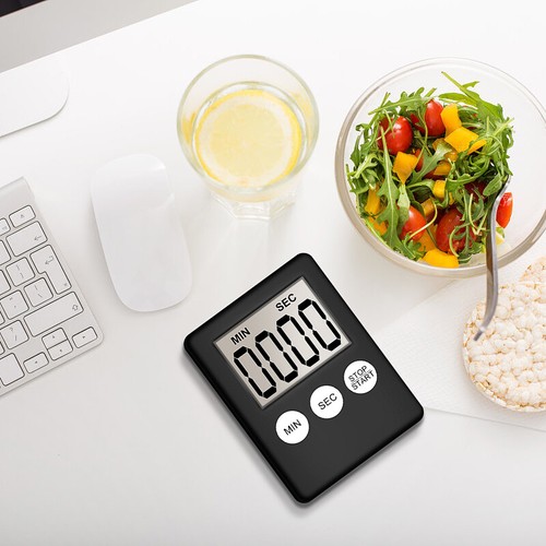 Large LCD Kitchen Cooking Digital Timer Count Down Up Clock Loud Alarm Magnetic - Picture 6 of 16