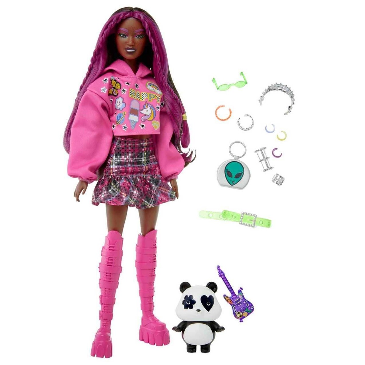 Barbie Toyworld Dolls Barbie Doll With Pet Panda Barbie Extra Kids