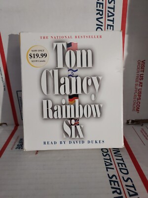 Rainbow Six (John Clark Novel) by Tom Clancy 5 Abridged Audio CD's, 6 Hours #106