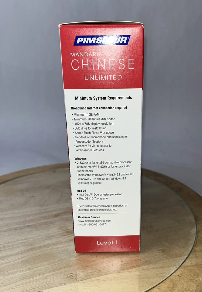 NIB Sealed Pimsleur MANDARIN Chinese Unlimited Level 1 Software + Portable DL - Image 4 of 4