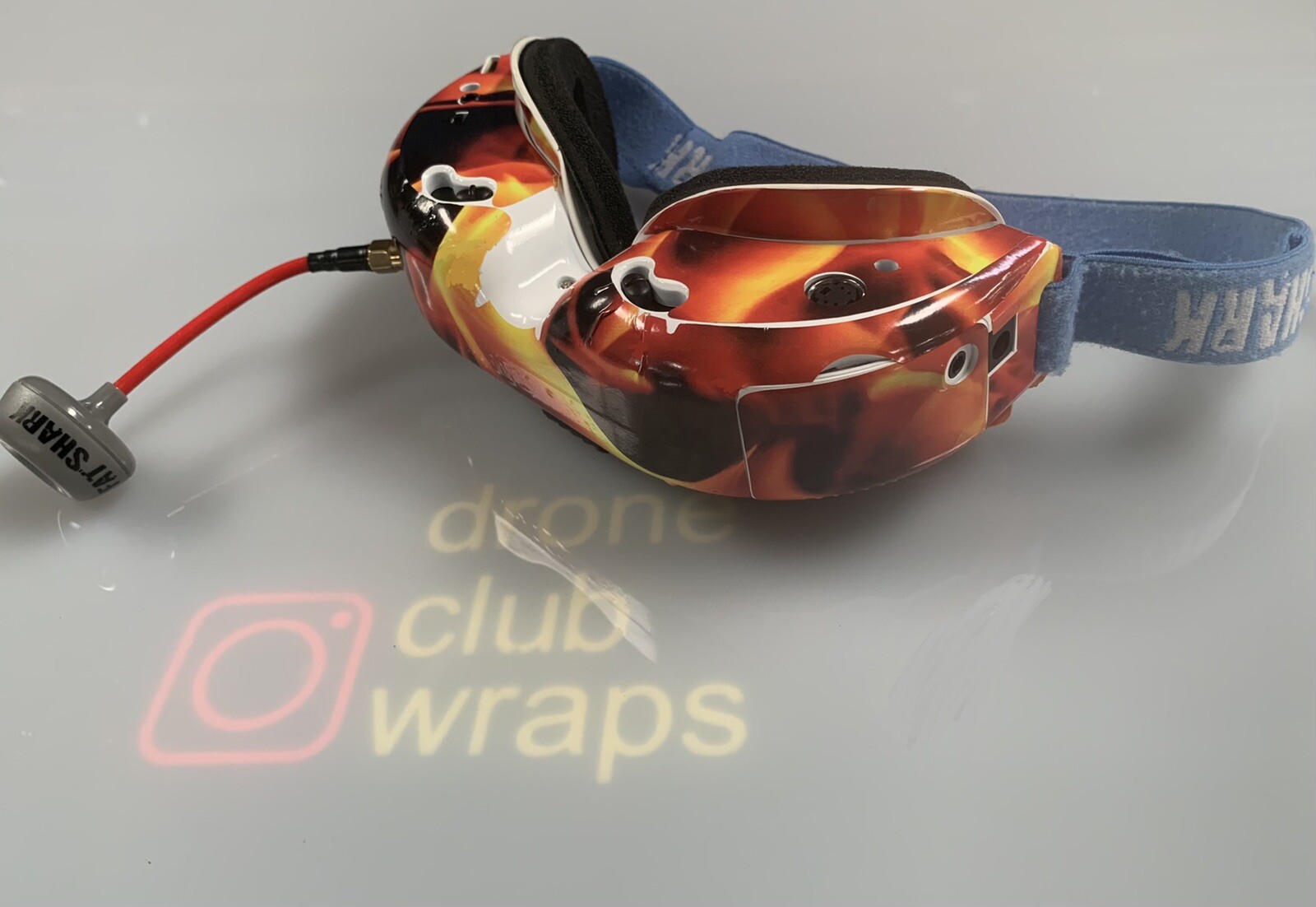 Fat Shark Dominator (wrap) Skin - V2  V3 HD2 HD3 & SE / Fuego  Decal  Vinyl