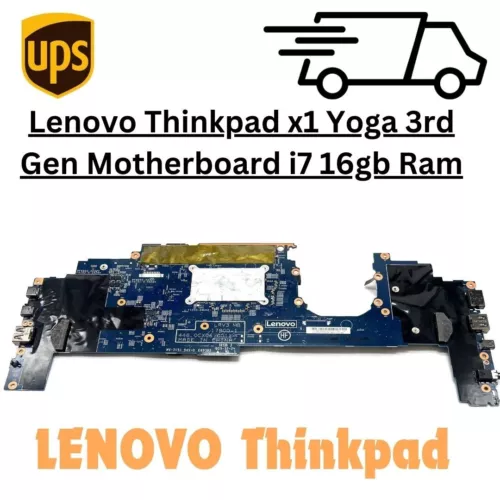 Lenovo Thinkpad x1 Yoga 3rd Gen Motherboard i7 16gb Ram