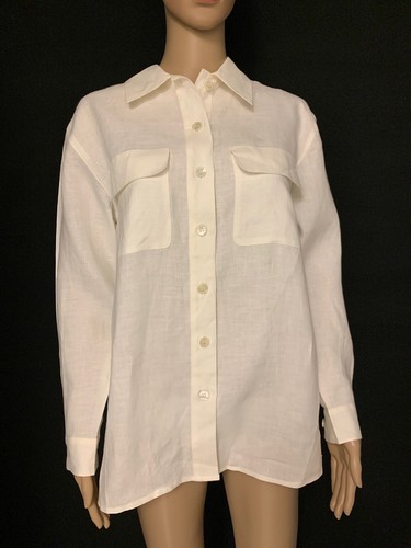 Talbots Blouse Tunic Size 4 Long Sleeve 