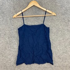 Project Rem Pyjama Top Womens XS Blue Sleeveless Camisole Viscose 27807