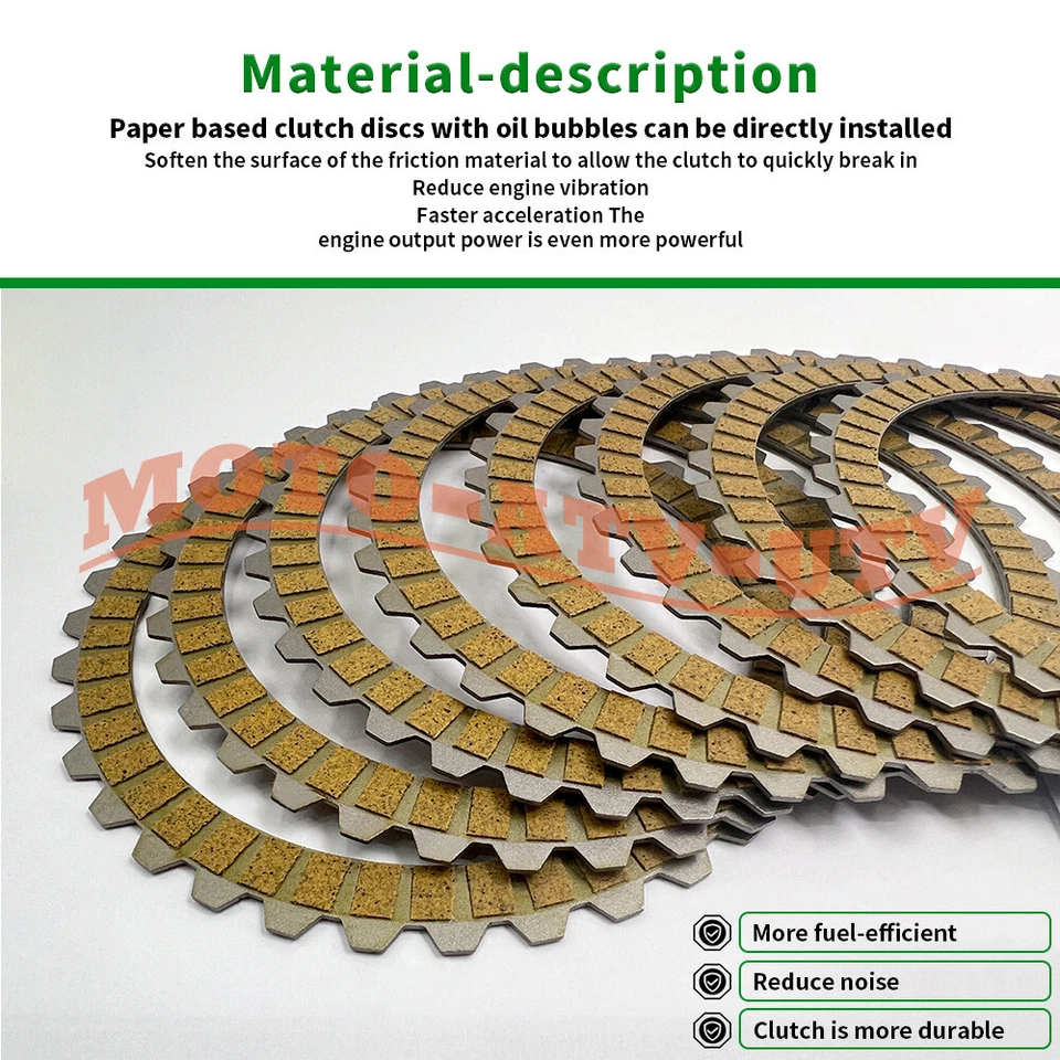 Clutch Friction Plates & Cover Gasket Kit for Harley Sportster 1200 XL1200 91-03 - Изображение 2 из 4