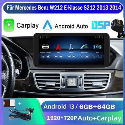 10.25 Android Screen Upgrade Stereo Mercedes Benz E class W212 S212 NTG4.5 6+64G