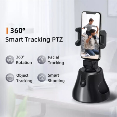 Auto Face Tracking Phone Holder Mount 360° Rotation Gimbal Stabilizer For Phones