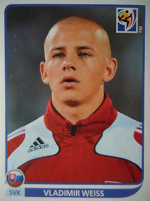 Panini 476 Vladimir Weiss Slowakei FIFA WM 2010 Südafrika