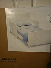 NEW Delta Children Wood Toddler Bed, White, Crib .