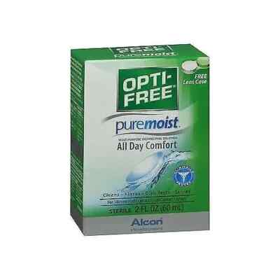 OPTI-FREE Puremoist Multi-Purpose Disinfecting Solution Sterile 2 Oz Pack of 3