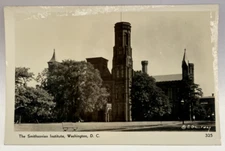 RPPC The Smithsonian Institute, Washington DC Real Photo Postcard