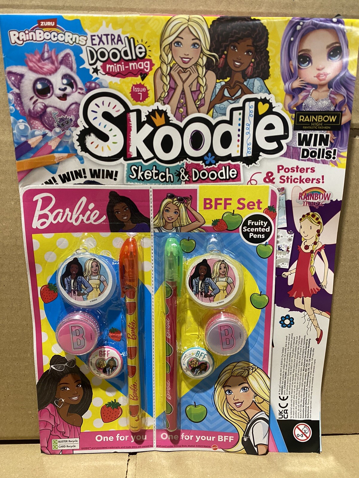 Skoodle magazine #7 2023 Sketch & Doodle + Barbie BFF Set