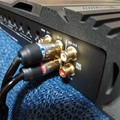 Alpine MRV-F407 4 Channel Car Audio Amplifier Powerful Clean Sound