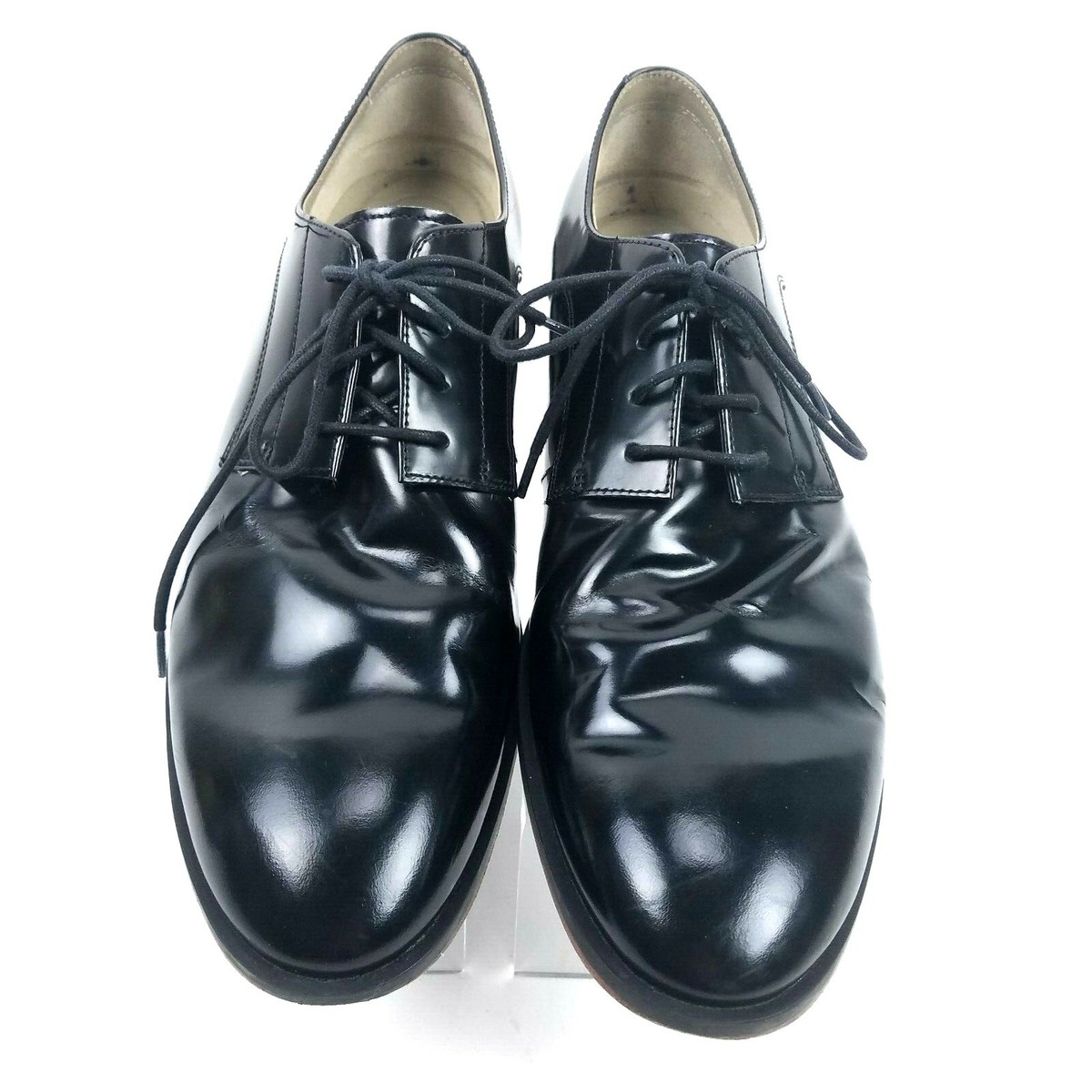 CLARKS OF ENGLAND TOR Mens Black Leather Oxfords 12M Lace up  display picture 3