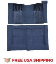 ACC FITS 1971 Ford Torino GT 2DR Auto with 2 Bright Blue Inserts Loop Carpet