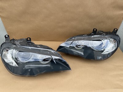 07-11 BMW E70 X5 OEM Adaptive AFS Bi-Xenon HID Headlight Assembly, Pair L & R