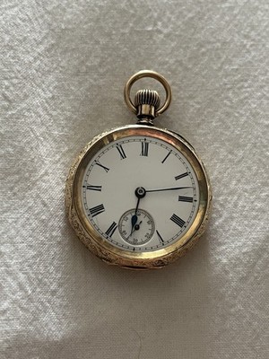 Labrador OMEGA Pocket Watch Gold Filled (Ticking)
