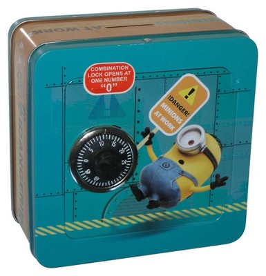 Ich - Einfach Unverbesserlich Minions At Arbeit Dose Verpackung Mini Sparschwein