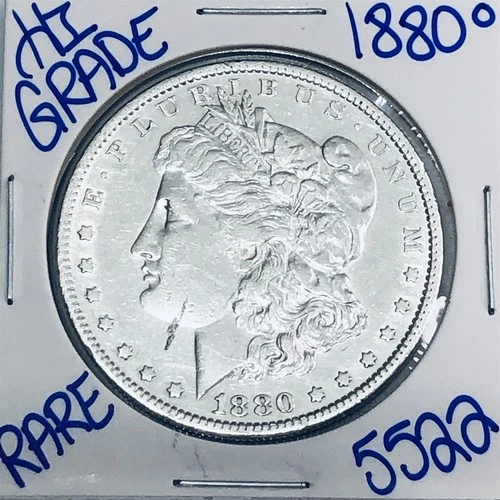 1880 O MORGAN SILVER DOLLAR AUTHENTIC HI GRADE U.S. MINT COIN FREE SHIPPING 5522