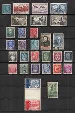 FRANCE  années complètes 1942 en oblitéré  cote 90e