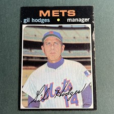 Gil Hodges 1971 Topps Baseball Card #183 New York Mets