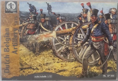 Waterloo 1815 1/72 Napoleonic Dutch Belgian Artillery AP009 24 Pieces Never Used
