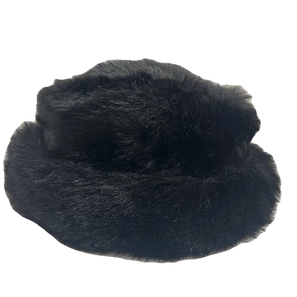 Betmar New York faux fur black hat women one size Betmar Fur Hats for Women for sale | eBay main image 3