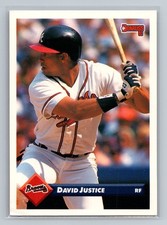 1993 Donruss #580 David Justice
