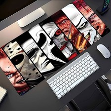 40 90cmHorror Movie Characters Mouse Pad-Non-Slip Rubber Base,Iconic Horror