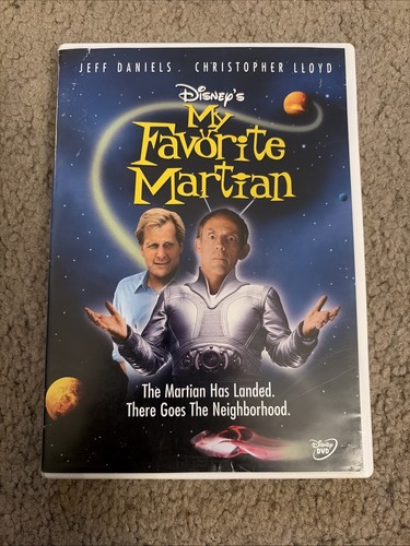 MY FAVORITE MARTIAN (1999) Jeff Daniels, Christopher Lloyd, RARE & OOP, Used DVD