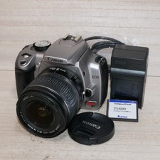 Canon EOS Digital Rebel XT 8.0MP DSLR Camera W Lens TESTED W 256mb CF