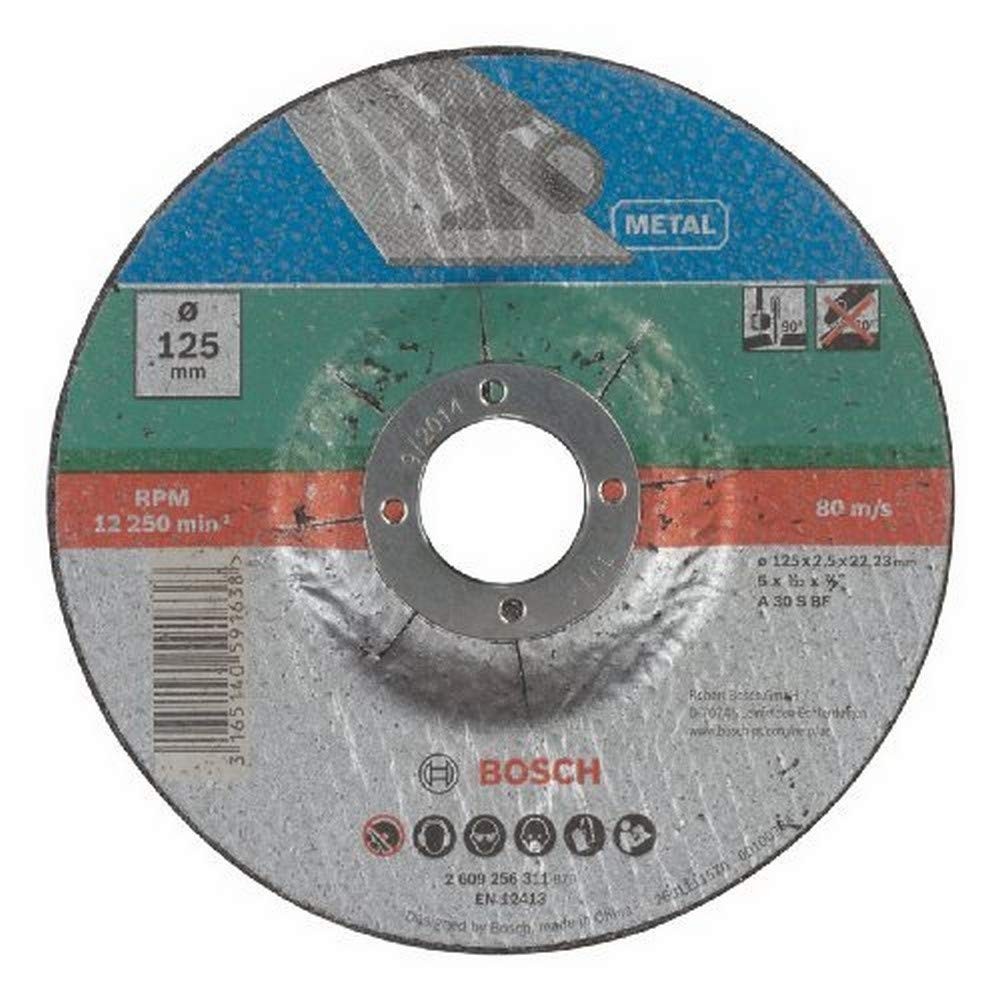 Bosch 2609256311 DIY, Disco da taglio per metallo, 125 mm ø x 2.5 mm zW2H