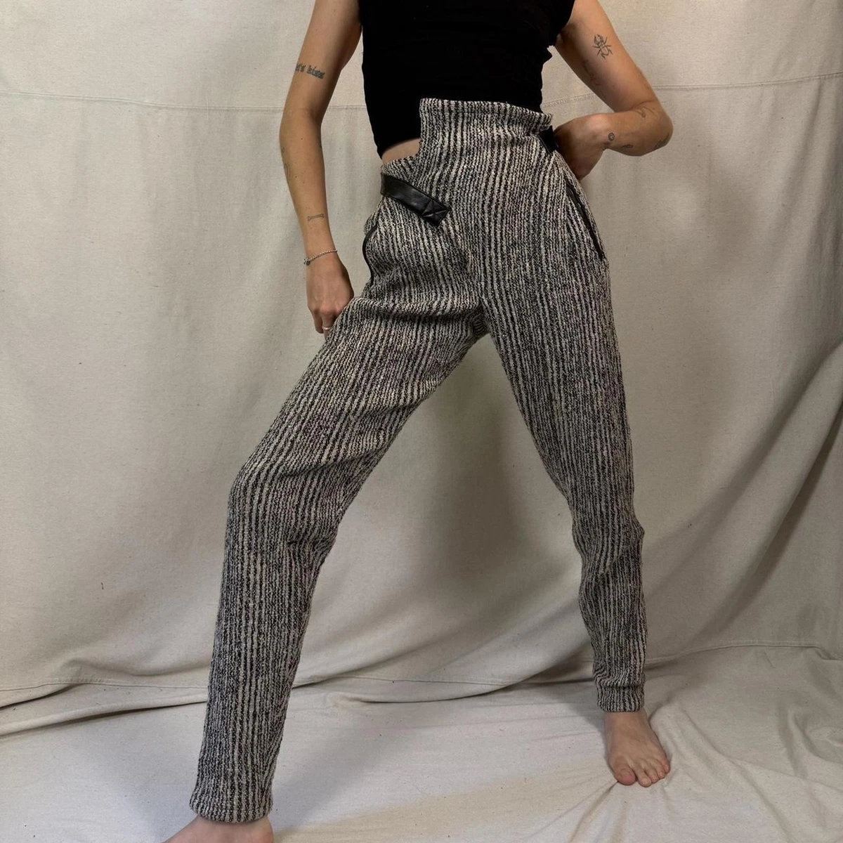 ISSEY MIYAKE Striped Regular Size Pants for Women for sale | eBay