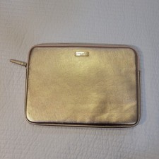 Kate Spade New York Rose Gold 13" x 10" Padded Zipper Laptop Sleeve Case