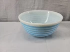 Vintage Pyrex 403 Blue and White Stripe Mixing Bowl 2.5 quarts