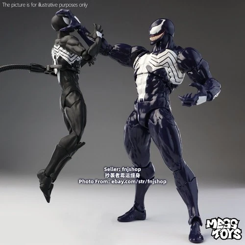 Mess Toys Lethal Neighbor Symbiote Suit Venom 1/12 Action Figure Model US STOCK image 24