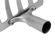 5 Teeth Garden Rake Head Silver Tone without Handle