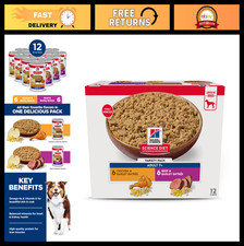 Adult 7+ Wet Dog Food Variety Pack - Chicken & Beef, 13 oz Cans, 12-Pack 9.13 per gallon