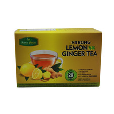 STRONG LEMON AND GINGER TEA