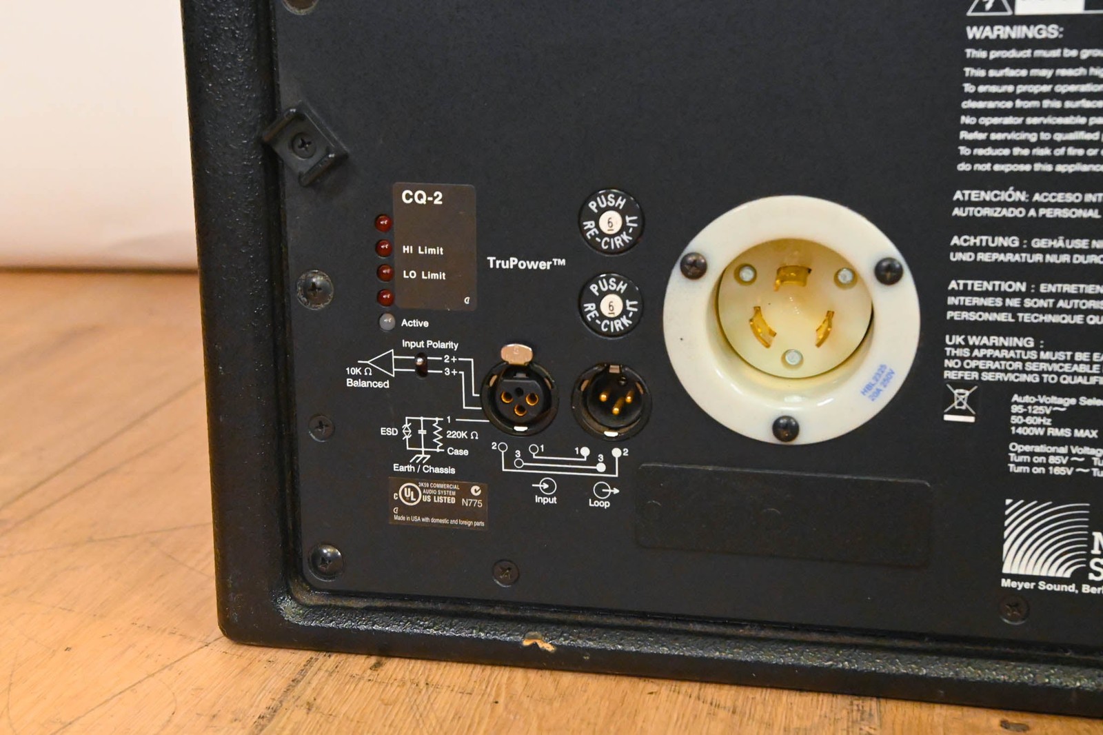 Meyer Sound CQ-2 Narrow Coverage Main Loudspeaker (PAIR) CG01UTJ