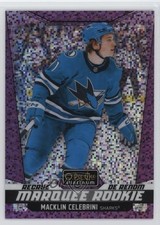 2024 O-Pee-Chee Platinum Marquee Rookies Violet Pixels Macklin Celebrini 1o5v