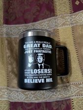 Best Dad Coffee Mug Trump