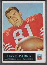 1965 Philadelphia #180 Dave Parks (RC) (G-VG) San Francisco 49ers