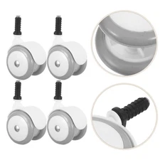  4PCS Swivel Stroller Wheels: Front or Back Wheels Replacement Silent Stem