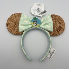 Disney Parks Minnie Mouse Ears Summer Palm Rattan