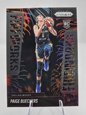 2025 Panini Prizm WNBA Paige Bueckers Rookie Fireworks #14 Dallas Wings RC