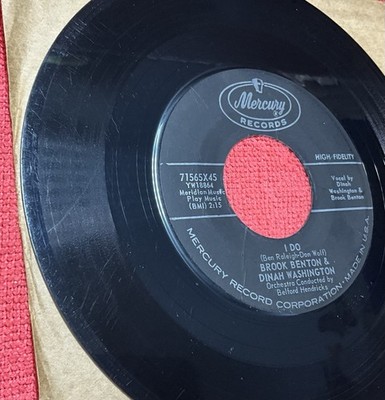 Brook Benton Dinah Washington I Do / Baby Youve Got What It Takes 45 RPM