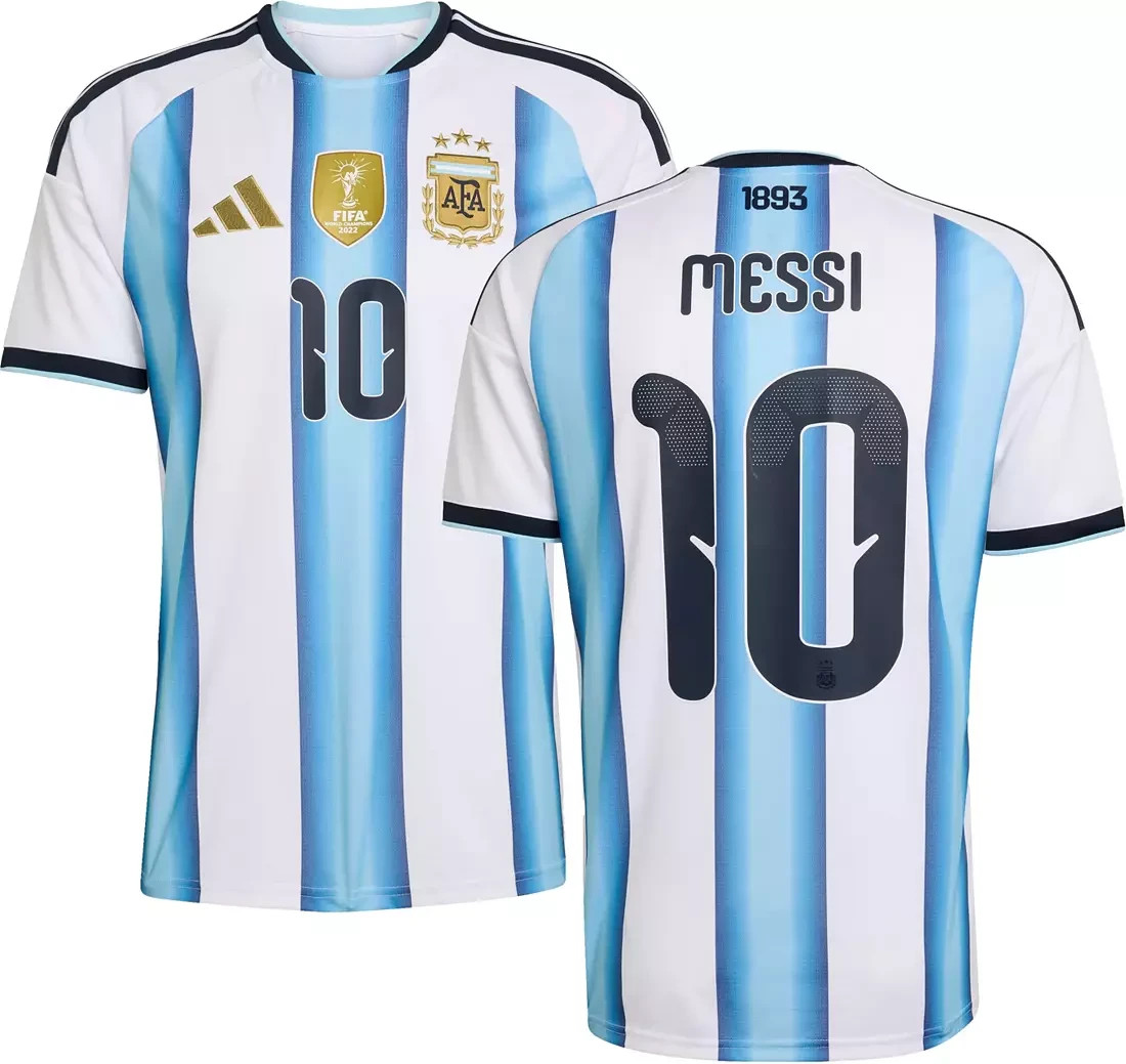 Argentina Lionel Messi #10 World Cup 2026 Jersey Adult sizes S, M, L, XL, XXL.